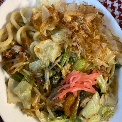 おたふくソースで焼きうどんを初めて作りました！
とっても美味しかったです^ ^
また作りたいと思います♪